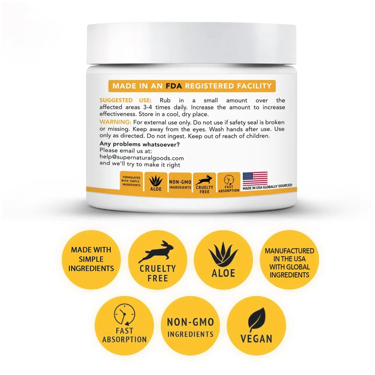 Super Natural Goods Manuka Honey Cream (2oz) – Hydrating Body Lotion for All Skin Types