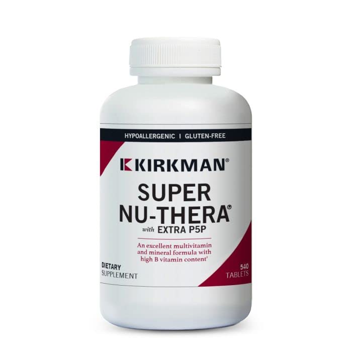 Super Nu-Thera with Extra P5P, 540 Tablets, Kirkman Labs