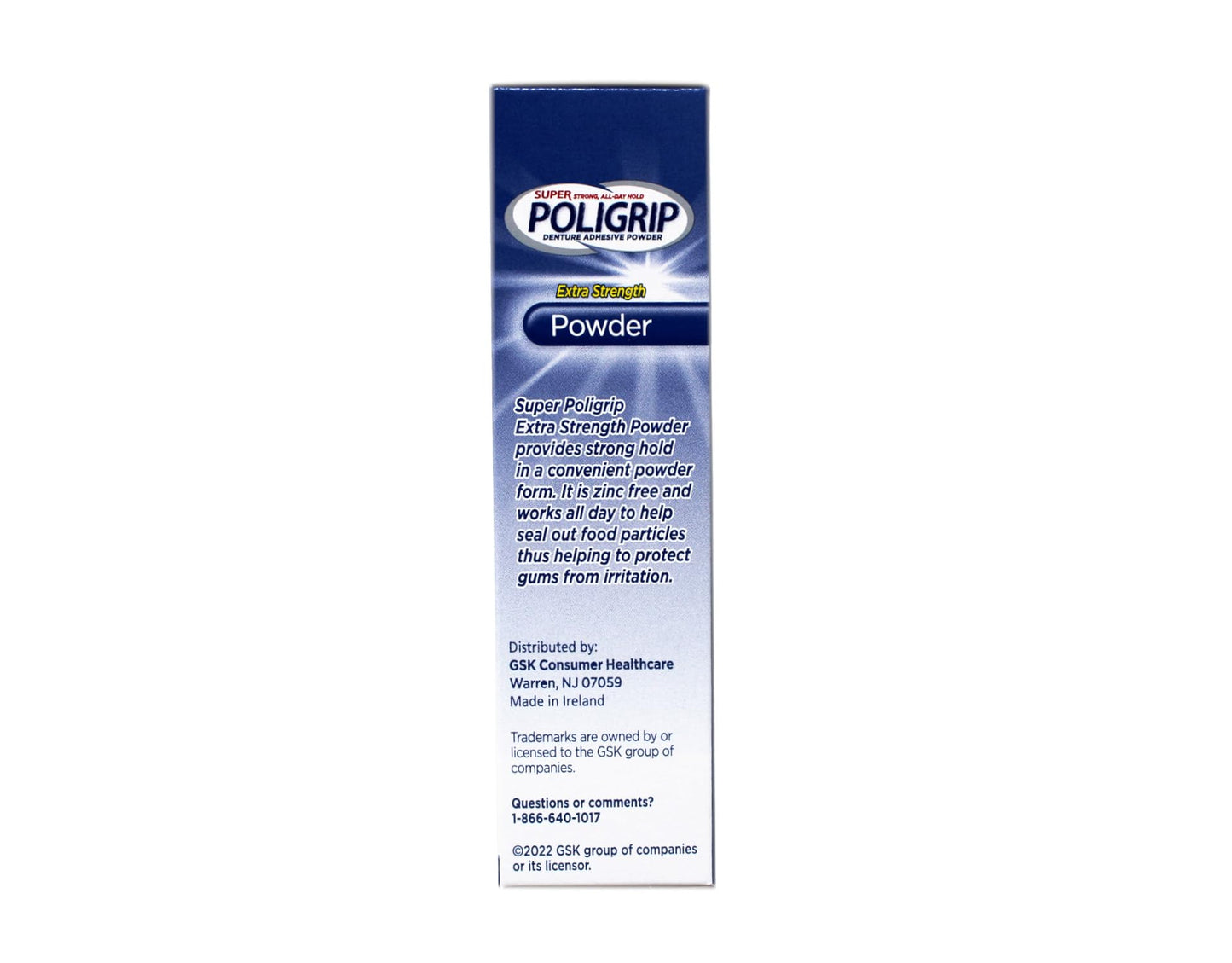 Super Poli-Grip 07801 Denture Powder (Pack of 6) - Strong Hold and Comfort