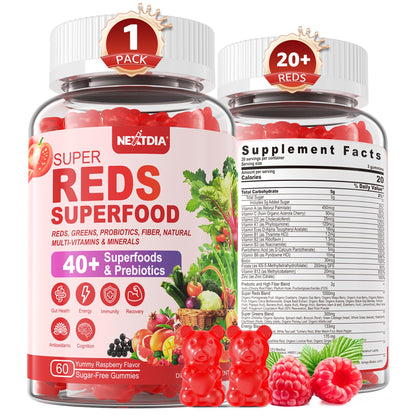 Super Reds Gummies – 40+ Superfoods for Immunity & Energy