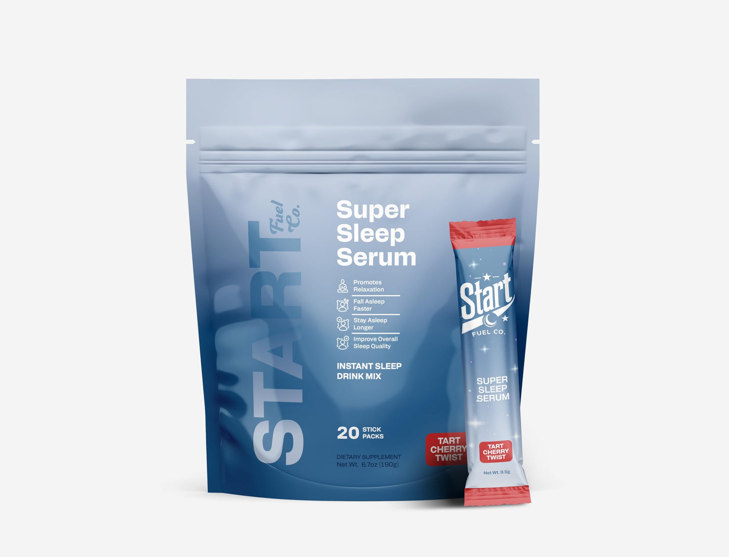 Super Sleep Serum Tart Cherry Twist – 20 Stick Packs | Natural Sleep Support