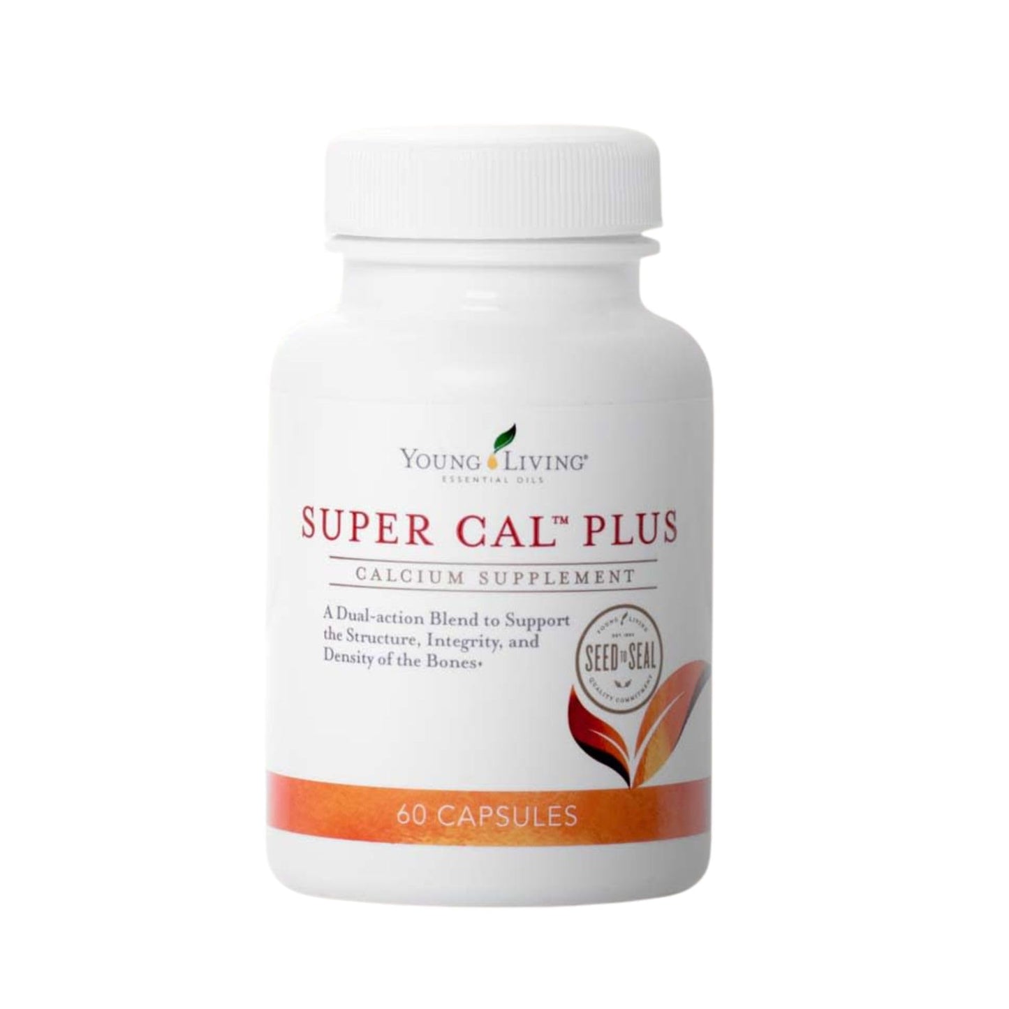 Young Living Super Cal Plus 60 Capsules | Calcium, Magnesium & Vitamins D & K for Bone Health