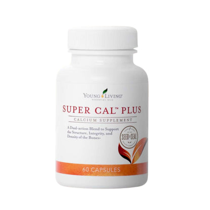 Young Living Super Cal Plus 60 Capsules | Calcium, Magnesium & Vitamins D & K for Bone Health