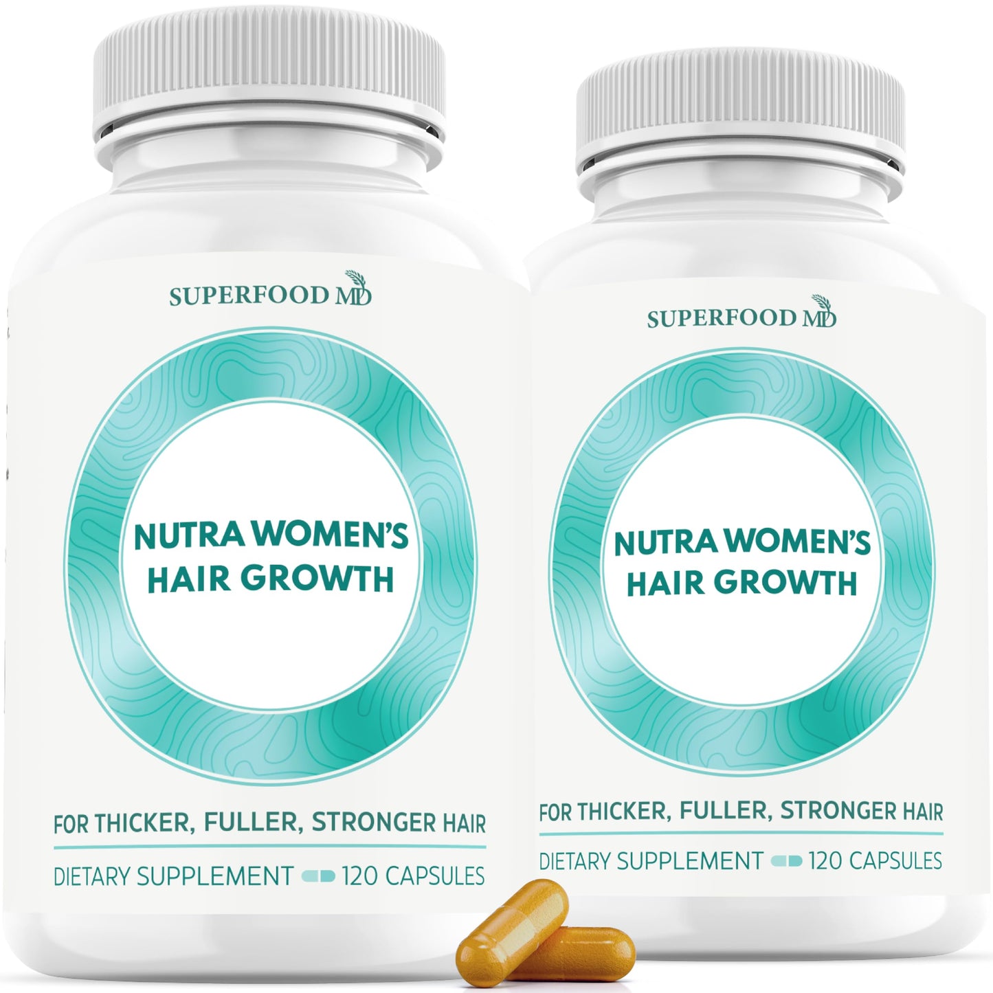 Superfood MD Women’s Balance Hair Growth – 2 Month Soy-Free Formula for 45+