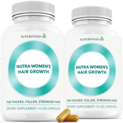Superfood MD Women’s Balance Hair Growth – 2 Month Soy-Free Formula for 45+