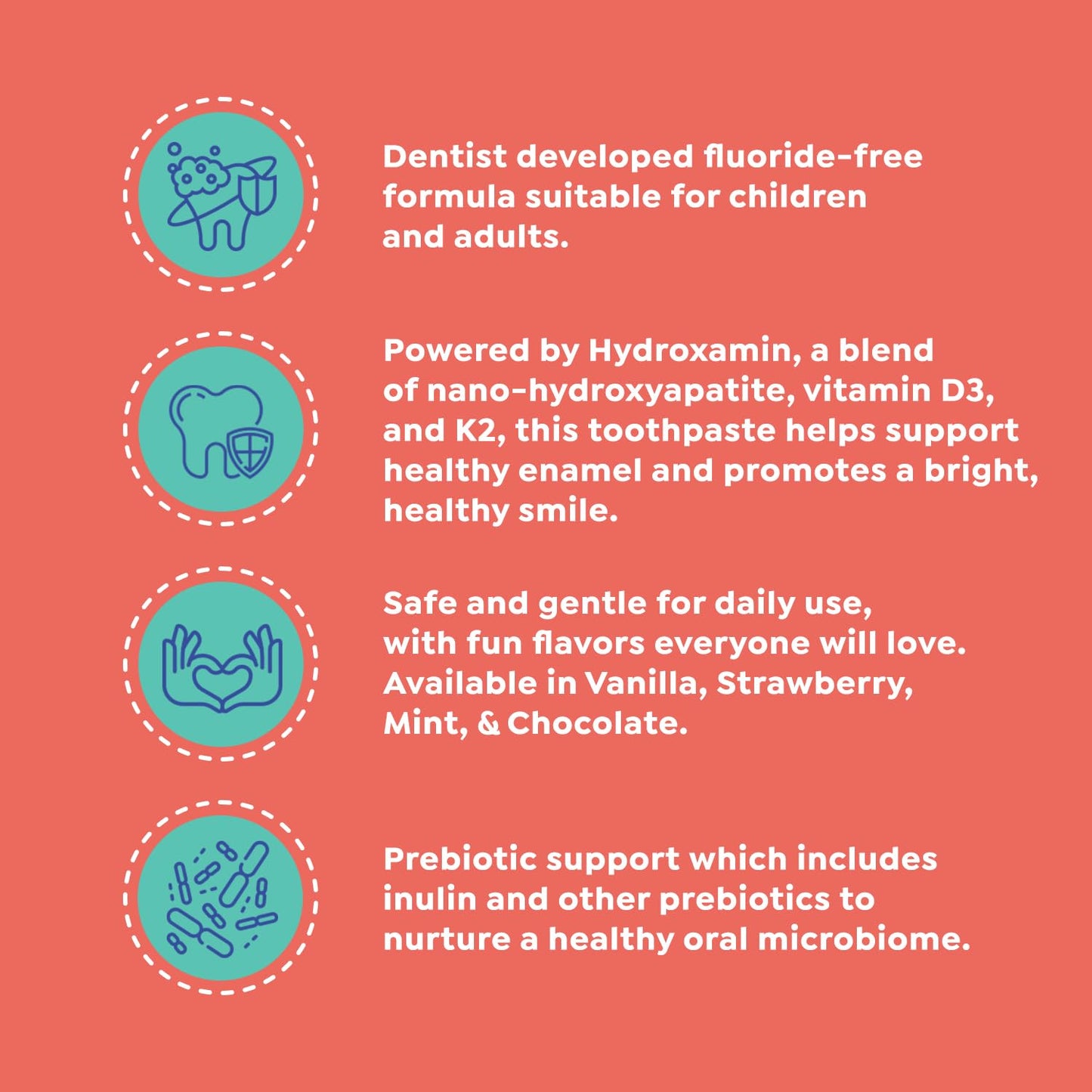 SuperMouth Nano Hydroxyapatite Toothpaste – Non-Fluoride, Remineralizing