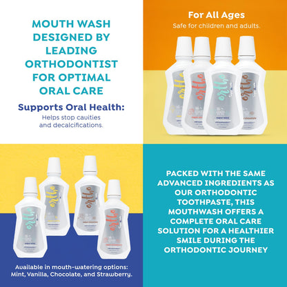 SuperMouth Ortho Mouthwash – Fluoride + Nano-Hydroxyapatite for Braces