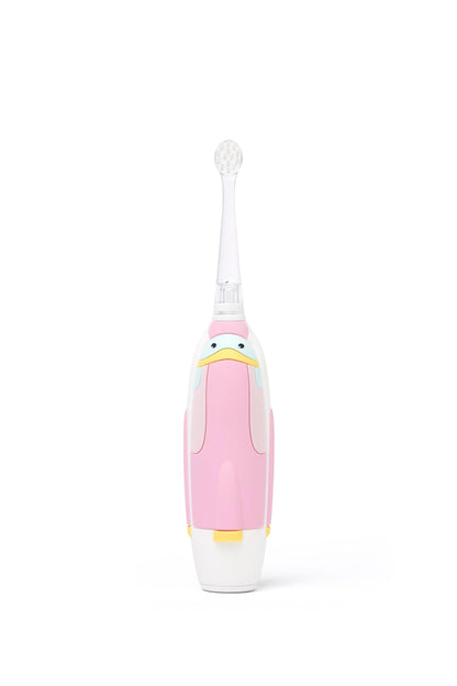 SuperMouth Turbo Twins Sonic Toothbrush for Babies 0-36 Months – Soft Bristles, Built-in Flashlight, AR Sticker Included