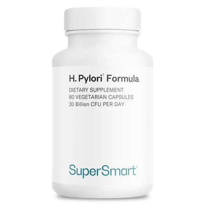 Supersmart H. Pylori Formula – 20 Billion CFU Daily Probiotic (Pylopass DSM17648)