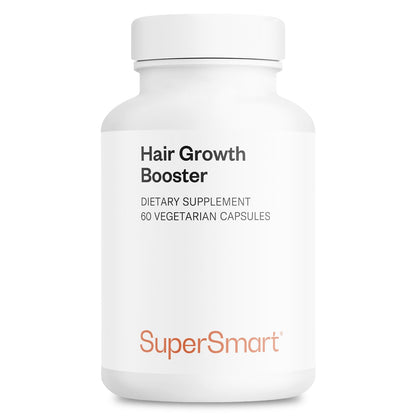 Supersmart Hair Growth Booster 160mg/day | Lustriva Biotin 40x Soluble | 60 Veggie Capsules