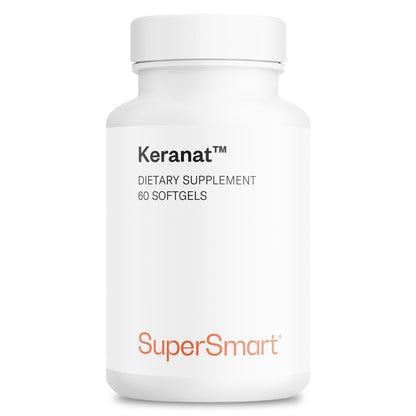 Supersmart Keranat — Advanced Biotin Hair Supplement for Growth & Volume | Non-GMO, Gluten Free | 60 Softgels