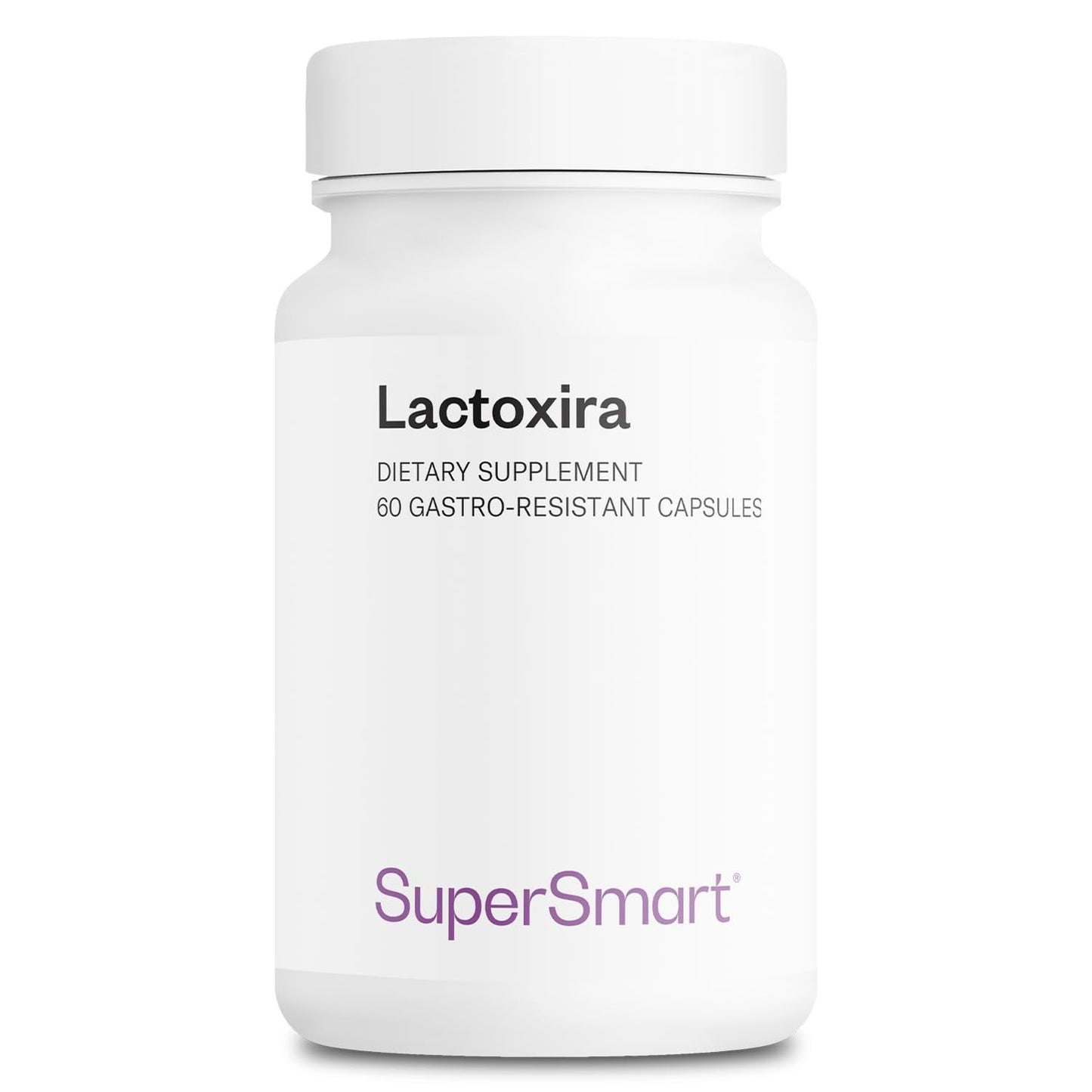 Supersmart - Lactoxira (High Potency) - 8-in-1 Probiotic Complex Supplement - Advanced Formula for Women & Men - with Lactobacillus Casei, Brevis | Non-GMO & Gluten Free - 60 DR Capsules