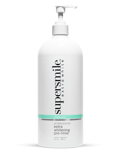 Supersmile Jumbo Whitening Pre-Rinse – Clinically Formulated Pre-Brush Mouthwash 32 oz