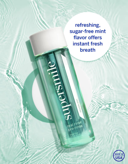 Supersmile Oral Rinse – Mint, Sugar Free, Alcohol-Free (16 oz) | Fresh Breath
