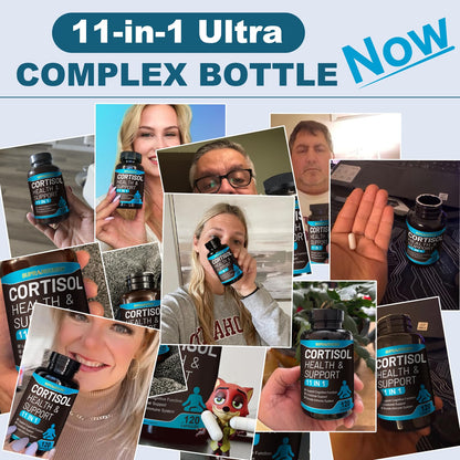 SUPRANOURISH Cortisol Manager – 11-in-1 Cortisol Support, 240 Capsules