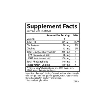 Carlson Mom's DHA with Choline – 3:1 DHA:EPA, 60 Softgels