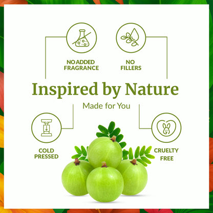 SVA Amla Oil Organic - 16 oz Cold-Pressed Amla Carrier Oil for Hair, Skin & Body