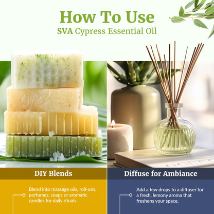 SVA Lemon Eucalyptus Essential Oil – 4 oz | 100% Natural Citriodora, Dropper