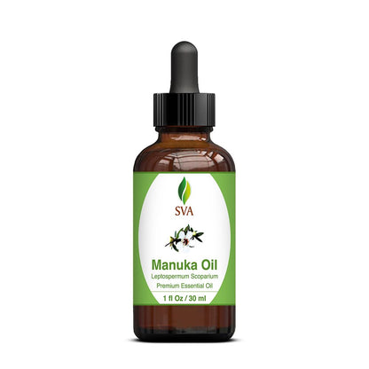 SVA Manuka Essential Oil – 1 Fl Oz | 100% Natural Manuka Oil for Diffuser, Skin & Hair Care