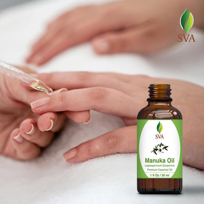 SVA Manuka Essential Oil – 1 Fl Oz | 100% Natural Manuka Oil for Diffuser, Skin & Hair Care