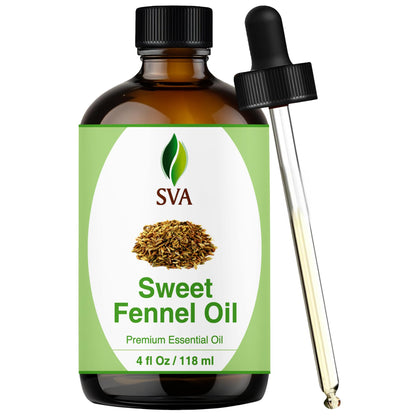 SVA Sweet Fennel Essential Oil 4oz - 100% Natural