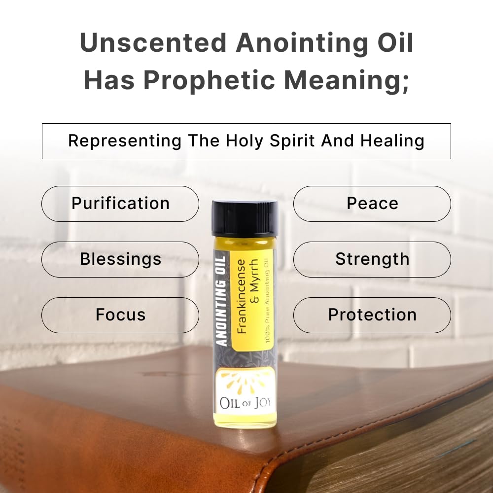Swanson Christian Products Anointing Oil – Frankincense & Myrrh – 1/4 oz (Pack of 6)
