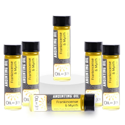 Swanson Christian Products Anointing Oil – Frankincense & Myrrh – 1/4 oz (Pack of 6)