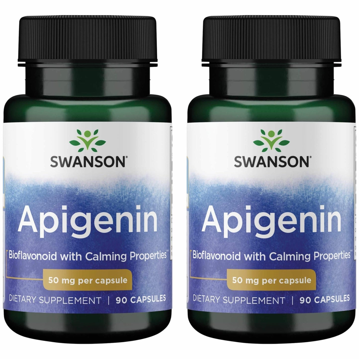 Swanson Apigenin-Bioflavonoid Supplement – Prostate Support, Sleep & Relaxation – 90 Caps x 2