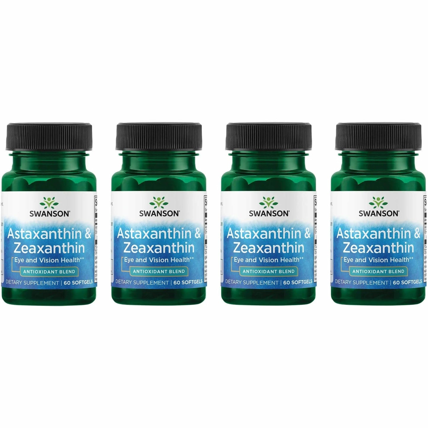 Swanson Astaxanthin & Zeaxanthin Eye Health – 60 Softgels