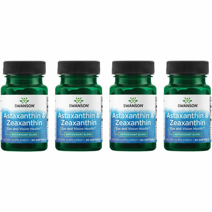 Swanson Astaxanthin & Zeaxanthin Eye Health – 60 Softgels