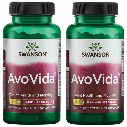 Swanson AvoVida 2-Pack - Avocado & Soybean Unsaponifiables for Joint Health