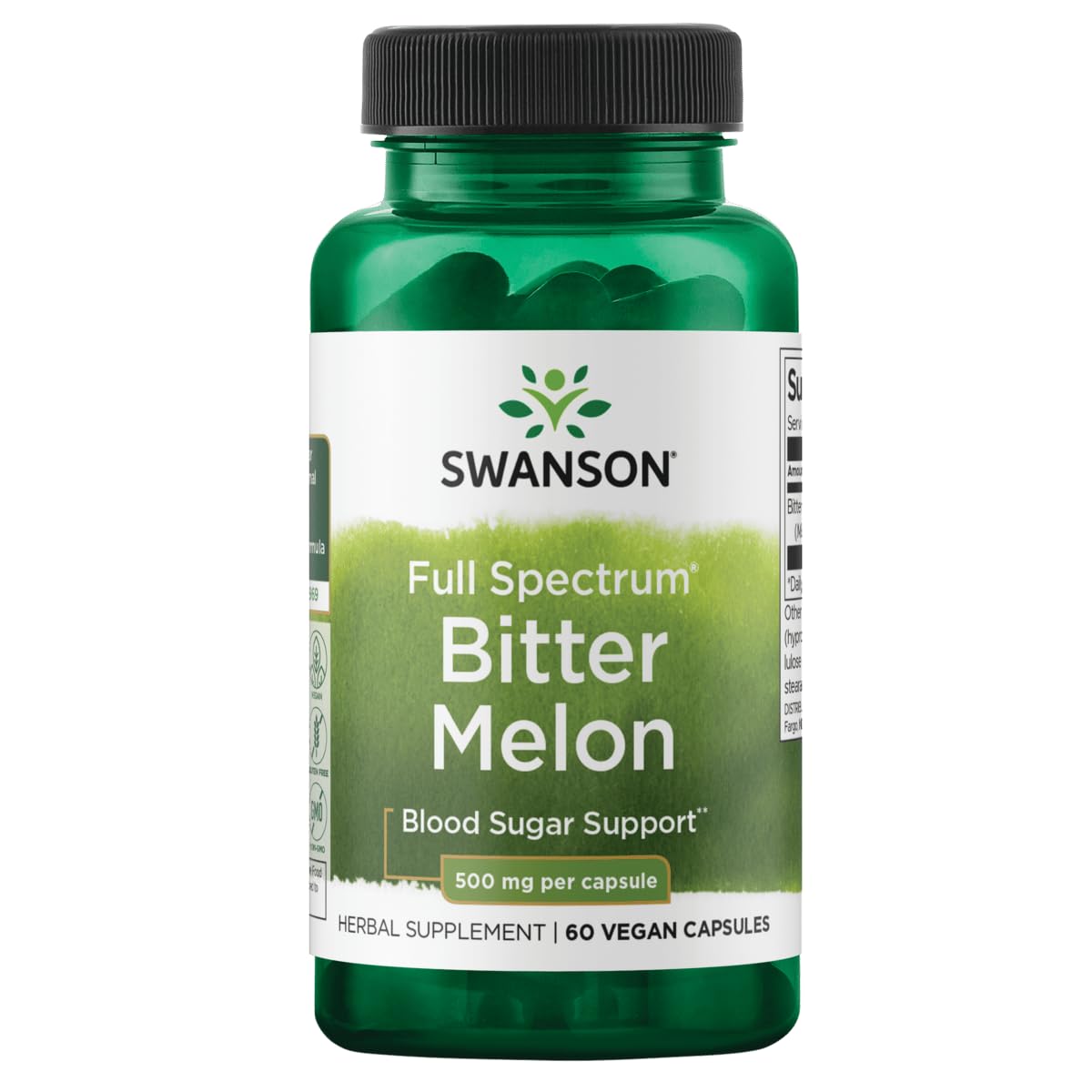 Swanson Full Spectrum Bitter Melon 500 mg – 60 Capsules