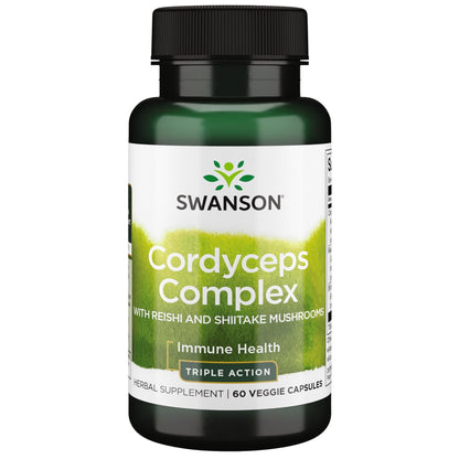 Swanson Cordyceps Complex 60 Veg Capsules - Immune Support