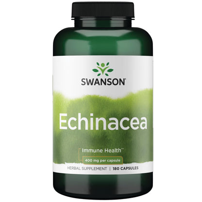 Swanson Echinacea 400 mg - 180 Capsules | Immune Support