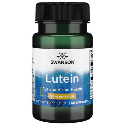 Swanson Lutein 10 Milligrams 60 Sgels | Vision Support