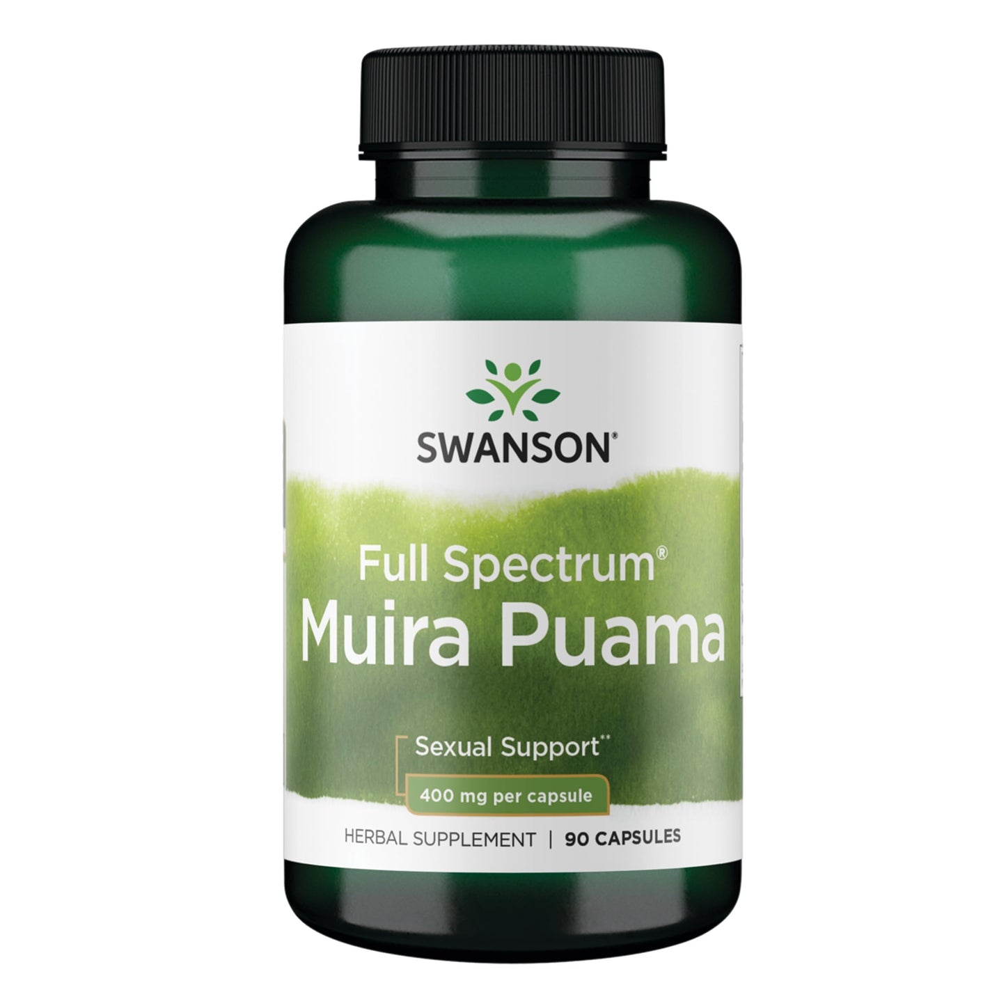 Swanson Muira Puama Root Supplement 400 mg – Virility & Libido Support, 90 Capsules