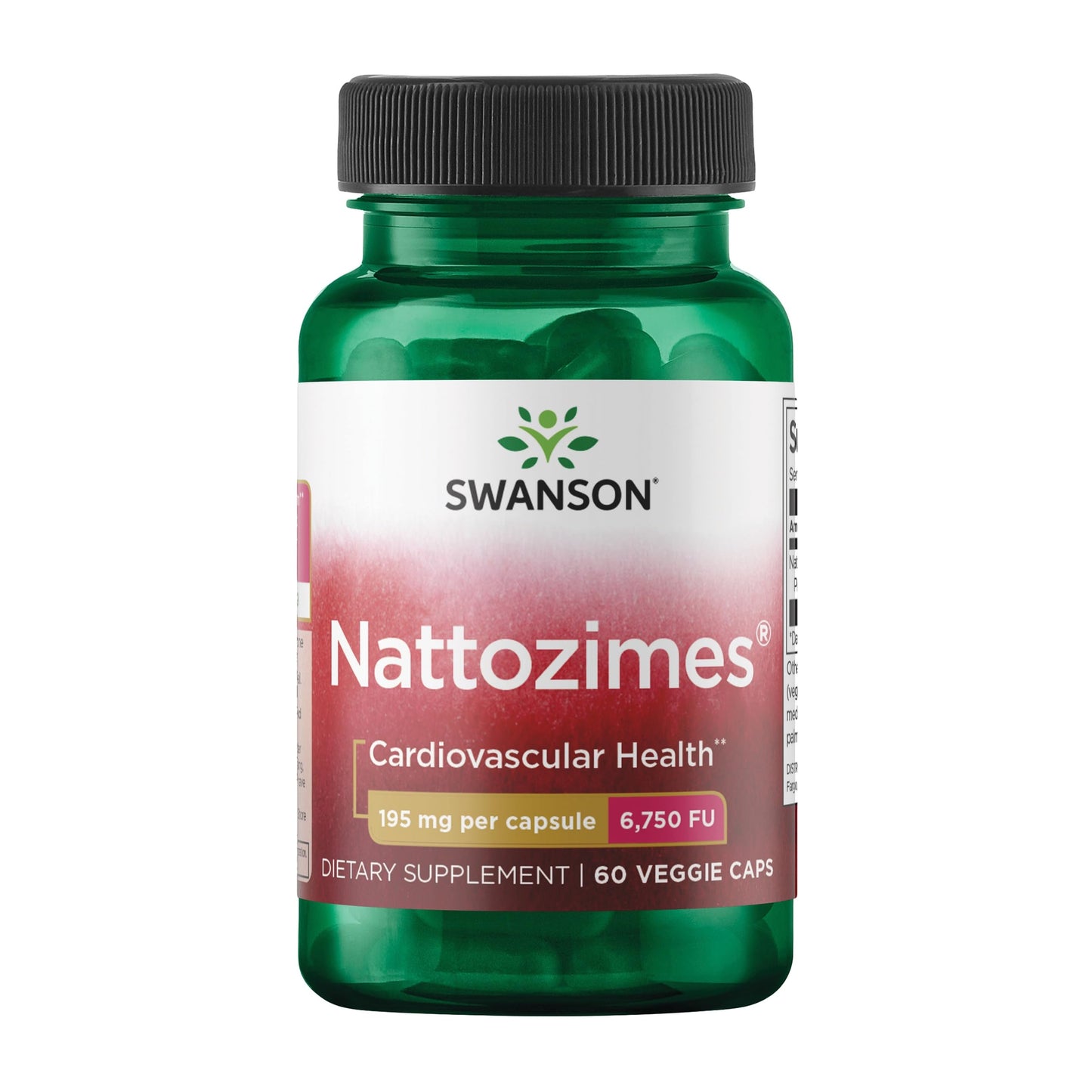 Swanson Nattozimes Triple-Strength 195 mg / 6750 FU – 60 Veg Capsules (Pack of 6)