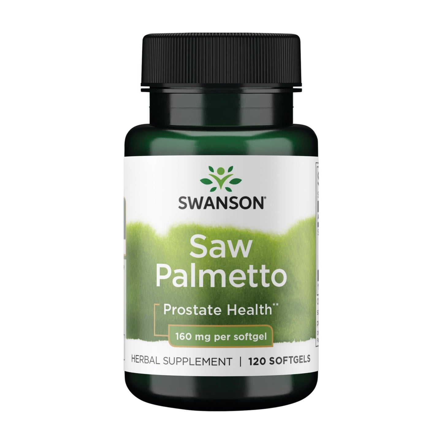 Swanson Saw Palmetto 160 mg Prostate Health & Urinary Support - 120 Softgels