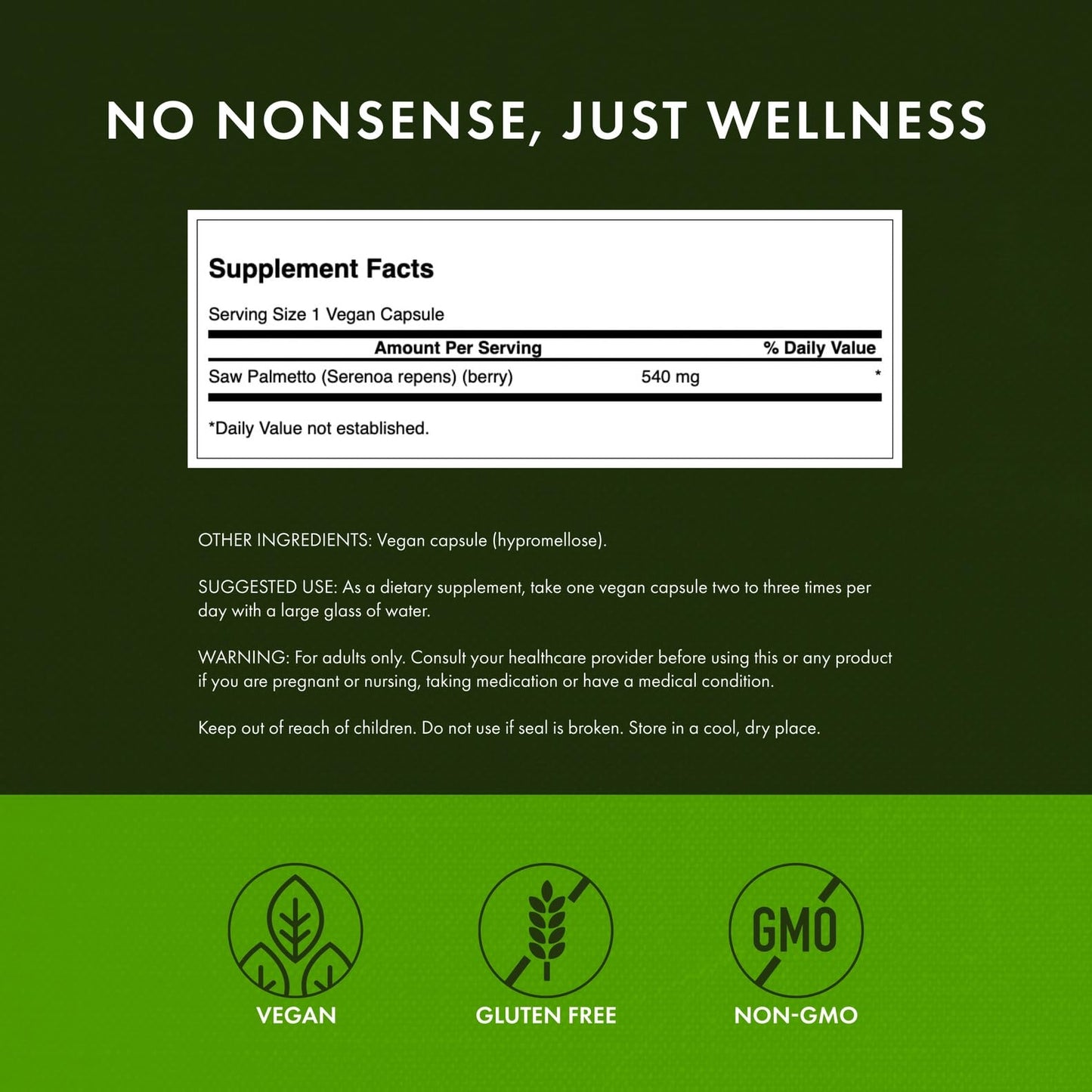 Swanson Saw Palmetto - Prostate Support & Urinary Health (540 mg, 250 capsules) 4 Pack