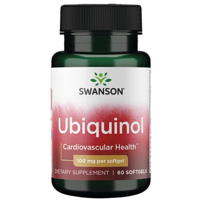 Swanson Ubiquinol 100 mg Softgels - 60 Count