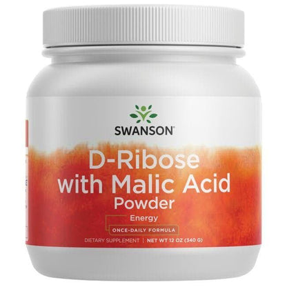 Swanson ULT D-Ribose with Malic Acid Powder 12 oz – Non-GMO