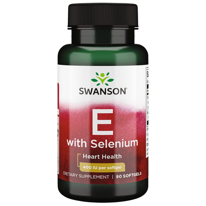 Swanson Vitamin E & Selenium 90 Softgels - Antioxidant & Immune Support