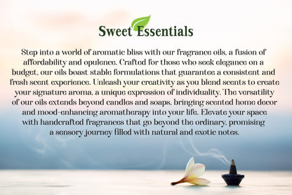 Amazing Grace Type Fragrance Oil 4oz by Sweet Essentials | Premium Aromatherapy, DIY, Diffuser & Home Scents