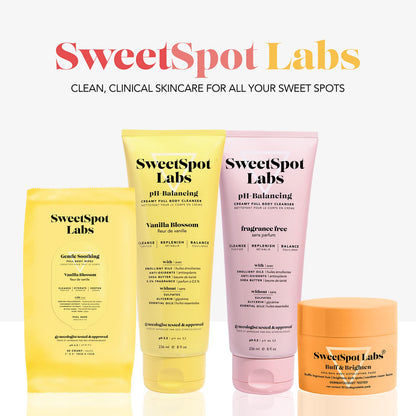 SweetSpot Labs Feminine Wash – Gentle Vanilla Blossom, pH-Balanced & Sulfate-Free, 8 oz