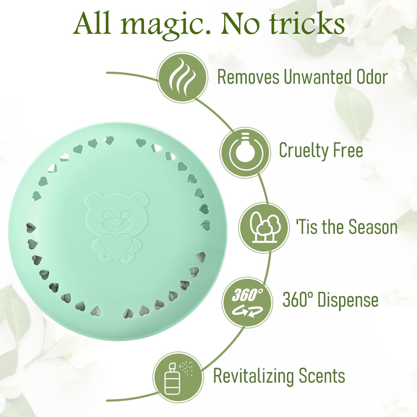 Swiffen 10 Pcs Air Freshener Vent Diffuser Beads – Long-Lasting Tea Scent