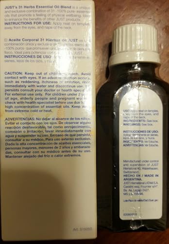 Essential Oil for The Whole Family. Swiss Just 31 50ml