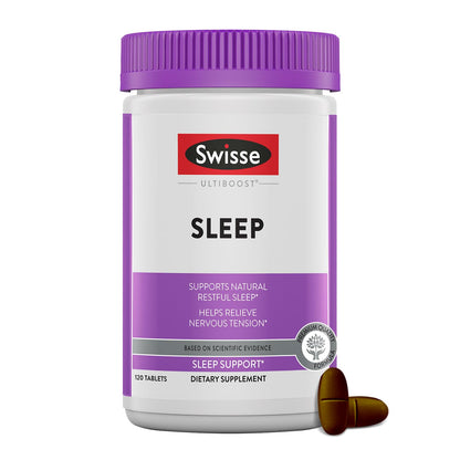 Swisse Sleep Valerian Root Capsules | Melatonin Free Sleep Support | 120 Tablets