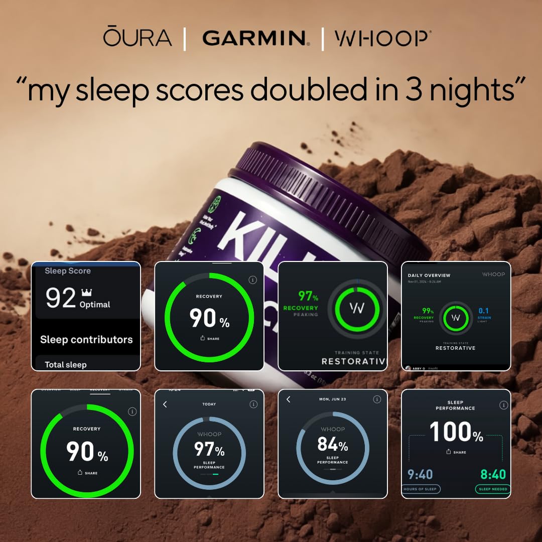 Switch Killswitch Sleep Aid: Sugar-Free Magnesium Cocoa for Restful Nights | 30 Servings
