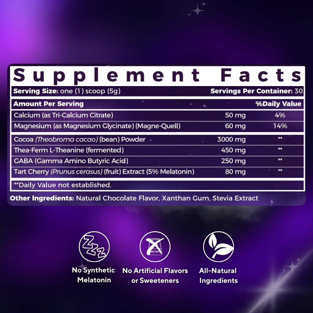 Switch Killswitch Sleep Aid: Sugar-Free Magnesium Cocoa for Restful Nights | 30 Servings