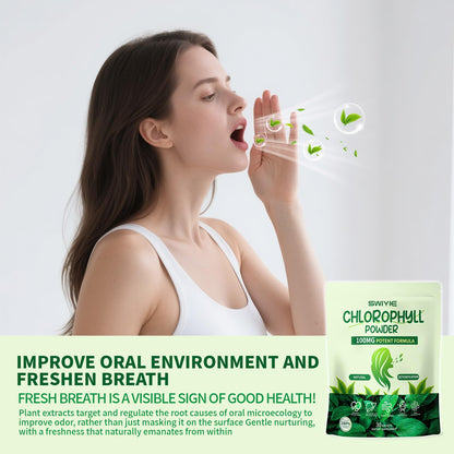 Swiyie Chlorophyll Powder – 100mg for Drinking (10g x 30 Packets) – Detox & Gut Support